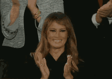 Melania Trump Clap GIF - Melania Trump Clap Smile GIFs