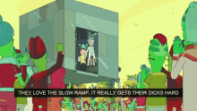 Rick And Morty They Love The Ramp GIF - Rick And Morty They Love The Ramp Slow GIFs