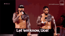 Wwe The Usos GIF - Wwe The Usos Let Em Know Uce GIFs