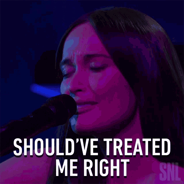 Shouldve Treated Me Right Kacey Musgraves GIF - Shouldve Treated Me Right Kacey Musgraves Saturday Night Live GIFs