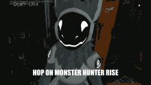 hoponmonsterhunterrise monster hunter gaming pog furry