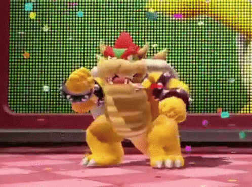 Bowser Super Mario GIF - Bowser Super Mario Bowser Dancing - Descubre &amp; Comparte GIFs