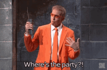 Party Time GIF - Saturday Night Live Wheres The Party Snl GIFs
