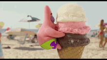Me N The Bae GIF - Patrick Ice Cream Happy GIFs