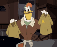 Launchpad Mc Quack Getting Dressed GIF - Launchpad Mc Quack Getting Dressed Ducktales GIFs