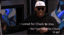 Celebrity Big Brother Chuck GIF - Celebrity Big Brother Chuck I Voted GIFs