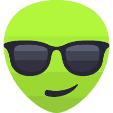 cool alien joypixels swag shades