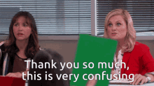 Parks And Rec Confusing GIF - Parks And Rec Confusing Thank You So Much GIFs
