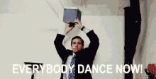 My Friday Attitude. No Work. Just Dance. GIF - Everybody Dance Now Michael Scott GIFs