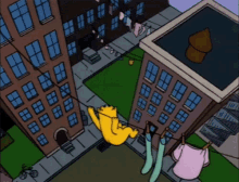 Bart Swinging GIF - The Simpsons Bart Simpson Clothes Line GIFs