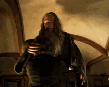 Gandalf Bilbo GIF - Gandalf Bilbo Hug GIFs