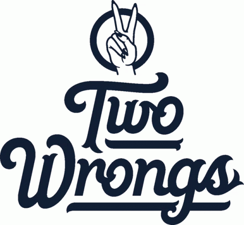 Two Wrongs 2wrongs Sticker - Discover & Share GIFs - Tenor