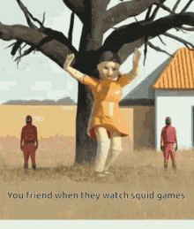 people when they watch squid games people when they watch squid games