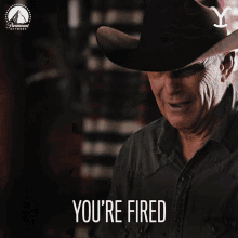 Youre Fired John Dutton GIF - Youre Fired John Dutton Kevin Costner GIFs