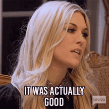 it was actually good real housewives of new york rhony it was good it was ok