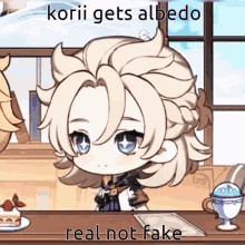 Korii Gets Albedo Real GIF - Korii Gets Albedo Real True GIFs