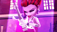 Monster High Draculaura GIF - Monster High Draculaura Rock And Roll GIFs
