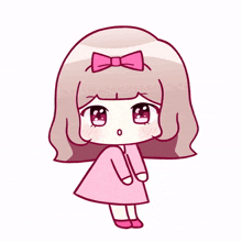 cute girl pink lovely love