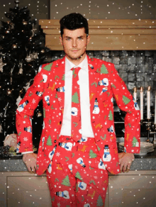 Christmas Outfit Christmas Suit GIF - Christmas Outfit Christmas Suit Christmas GIFs