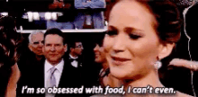 jennifer lawrence food obsession obsessed with food laugh