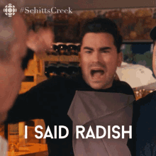 I Said Radish David Rose GIF - I Said Radish David Rose David GIFs