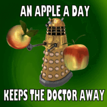 An Apple A Day Keeps The Doctor Away Dr Who GIF - An Apple A Day Keeps The Doctor Away Dr Who The Doctor GIFs