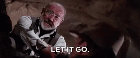 The "Let it go" scene from Indiana Jones 