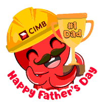Fathersday Dad Sticker - Fathersday Dad Happy Fathers Day Stickers