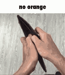 No Orange Orange GIF - No Orange Orange Beempa Clan GIFs