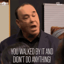 You Walked By It And You Didnt Do Anything GIF - You Walked By It And You Didnt Do Anything You Ignored It GIFs