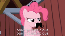 My Little Pony Pinkiepie GIF - My Little Pony Pinkiepie Dont Be Suspicious GIFs