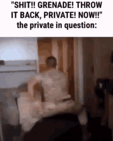 Private The Private In Question GIF - Private The Private In Question Throw It Back GIFs