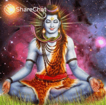 praying shiva