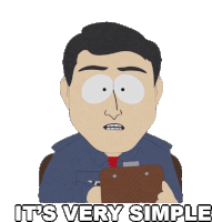 Its Very Simple South Park Sticker - Its Very Simple South Park S9e12 Stickers