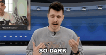so dark benedict townsend youtuber news darkness gloomy so dark benedict townsend youtuber news darkness gloomy