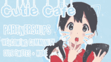 cutie cafe partnerships welcoming community cute emotes cute