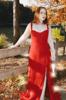 Lillee Jean Red GIF - Lillee Jean Red Red Dress GIFs