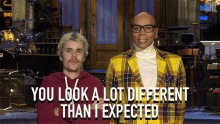 You Look A Lot Different Than I Expected Rupaul GIF - You Look A Lot Different Than I Expected Rupaul Justin Bieber GIFs