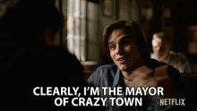 Clearly Im The Mayor Of Crazy Town Jake Manley GIF - Clearly Im The Mayor Of Crazy Town Jake Manley Jack Morton GIFs