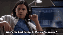 Whos The Best Hacker The Flash GIF - Whos The Best Hacker The Flash Cisco Ramon GIFs