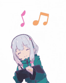 Anime Singing GIF - Anime Singing Making A Song GIFs