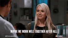 Maybe We Work Well Together After All Dr Stevie Hammer GIF - Maybe We Work Well Together After All Dr Stevie Hammer Chicago Med GIFs