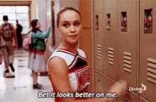 becca tobin kitty wild glee bet it looks better than me looks good on me