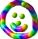 Happy Face Rainbow Sticker - Happy Face Rainbow Colors Stickers