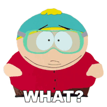 what cartman south park huh confused