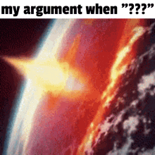 when argument