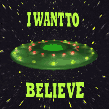 I Want To Believe Ufo GIF - I Want To Believe Ufo Flying Saucer GIFs