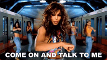 Come On And Talk To Me Janet Jackson GIF - Come On And Talk To Me Janet Jackson All For You Song GIFs