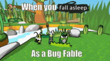 When You Wake Up As A Bug Fable Bug Fables GIF - When You Wake Up As A Bug Fable Bug Fables When You Fall Asleep As A Bug Fable GIFs