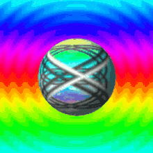 rainbow colorful art pattern circle
